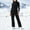 Black, variant on Sentmoon Womens Snow Pants Mens Ski Pants Women's Snow Ski Overalls Windproof Insulated Romper Snowpants Fall and Winter for Layering and Breathability