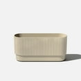 thumbnail image 2 of Veradek Demi Series 30" Long Plastic-Stone Planter - Sand, 2 of 10