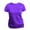 Purple, variant on Ladies/Womens Short Sleeve Slim Fit T-Shirt (British Made)