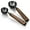 Black, variant on LELE LIFE 2Pcs Coffee Scoop for Ground Coffee - 1 Tbsp (15ml) & 2 Tbsp (30ml) Tablespoon Scoop, 304 Stainless Steel Coffee Measuring Spoon with Long Walnut Wood Handle, Black