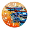 thumbnail image 2 of Designart 1 in Coastal Wall Clock, 2 of 5
