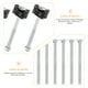 thumbnail image 5 of BRIGHTFUFU 10 tornillos profesionales de hierro para trampolín. Tornillos de fijación para piezas de trampolín., 5 of 8