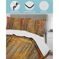 thumbnail image 4 of Red Orange Forest Fall Full Size Down Alternative Comforter, Lightweight Comforter Quilt Bedding Set with Pillow Shams Thanksgiving Tree Maple Leaf All Seasons Bed Comforter Duvet Insert 78"x90", 4 of 7