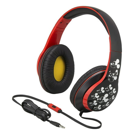 Mickey Mouse Over the Ear Headphones with Built in Microphone Quality Sound from the makers of