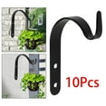 thumbnail image 6 of Hanging Basket Brackets Hanging Plant Bracket Wall Bracket Multipurpose Wall Hanging Brackets Hooks for Garden Backyard Plant Flower Basket 10pcs, 6 of 8