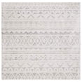 thumbnail image 3 of Safavieh Adirondack Collection ADR119A Moroccan Boho Distressed Non-Shedding Living Room Bedroom Dining Home Office Area Rug, 6' x 6' Square, Ivory / Silver, 3 of 5