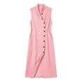 thumbnail image 5 of Shihyeh Linen Dresses for Women 2026 Casual Maxi Dress Lightweight Sleeveless Button Down Dresses V Neck Summer Beach Dresses, 5 of 6