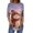 Wine -AP63, variant on Lumtrix Christmas 3/4 Length Sleeve Crewneck Shirt Women Funny Xmas Party Xmas Snowman Print T-Shirts Winter Family Party Matching Shirts Blue S