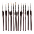 thumbnail image 1 of 12 Pcs Professional Detail Brush Set, Fine Art Painting Brushes with Storage Bag (12 Fine Brushes), 1 of 3