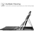 thumbnail image 3 of Fintie Keyboard Case for 11" Samsung Galaxy Tab S8 2022 /Tab S7 2020 Tablet with S Pen Holder, SM-X700/X706/T870/T875/T876, Slim Lightweight Cover w Detachable Bluetooth Keyboard, Composition, 3 of 5