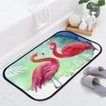 thumbnail image 4 of GZHJMY Soft Bath Door Mat Rug Watercolor Flamingo , Non Slip Washable Doormat Quickly Absorb Mats Low Pile Door Mats Inside Entryway Carpet Front Door Rug Carpet Runner, 4 of 7