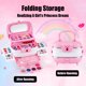 thumbnail image 3 of Juego de maquillaje de juguete para niños y niñas, caja de maquillaje integrada rica, princesa que se puede lavar, juego de simulación para jugar con juguetes y espejos, 3 of 5