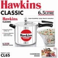 thumbnail image 2 of Hawkins Classic CL65 6.5-Liter New Improved Aluminum Pressure Cooker, Small, Silver, 2 of 6