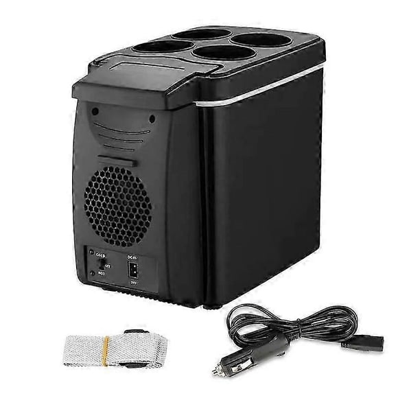 Portable 12V Car Refrigerator 6L Camping Fridge Cooler And Warmer 2 In 1 Electric Mini Fridge Icebox Car Electronic Devices