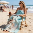 thumbnail image 5 of DefiDgd 2-in-1 Foldable Beach Towel Backpack,Storage Backpack,Sea Theme Beach Towel for Summer Camping Yoga and Travel,Could Convertible Beach Mat Carry Bag(C), 5 of 6