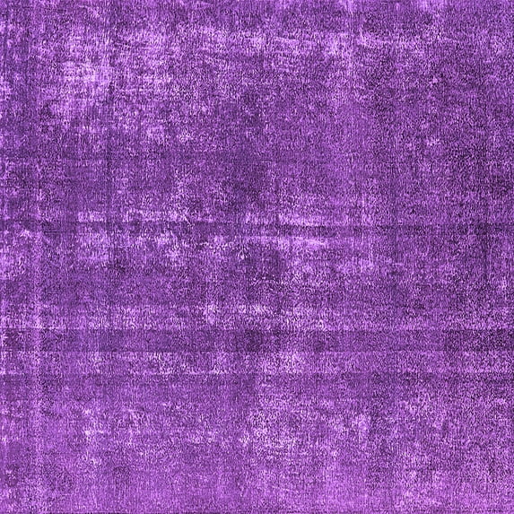 Ahgly Company Indoor Square Oriental Purple Industrial Area Rugs, 5' Square