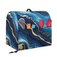thumbnail image 2 of FOR U DESIGNS Blue Gold Marble Stand Mixer Cover compatible with Kitchen Aid Mixer Portable Mixer Dust Covers Multi Pockets Compatible with Kitchen Aid 6-8 Quart Bowl Lift - L, 2 of 8
