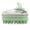 Green, variant on Flea & Tick Shampoo Grooming Brush for Dogs & Cats, No-Tears Pet Bath Tool with Soft Abs Bristles, Removes Loose Fur & Dander, Hand-Held Comfort Grip for Indoor & Outdoor Pets, 1 Cat Bath Brush
