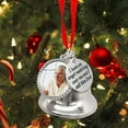 thumbnail image 2 of iju7gthy Silver Bell Hangs Heat Transfer Photo Bell Pendant Christmas Bell Commemorative Relatives Ornament Christmas Commemorative Ornament Christmas Gift, 2 of 4