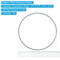 thumbnail image 4 of Uxcell 205x200x2.65mm Nitrile Rubber O Rings Metric Sealing Gasket, Black 10 Pack, 4 of 6