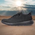 thumbnail image 3 of Zapatillas de deporte de malla Zapatos para correr de moda Zapatillas de deporte antideslizantes con cordones para deportes al aire libre, 3 of 6