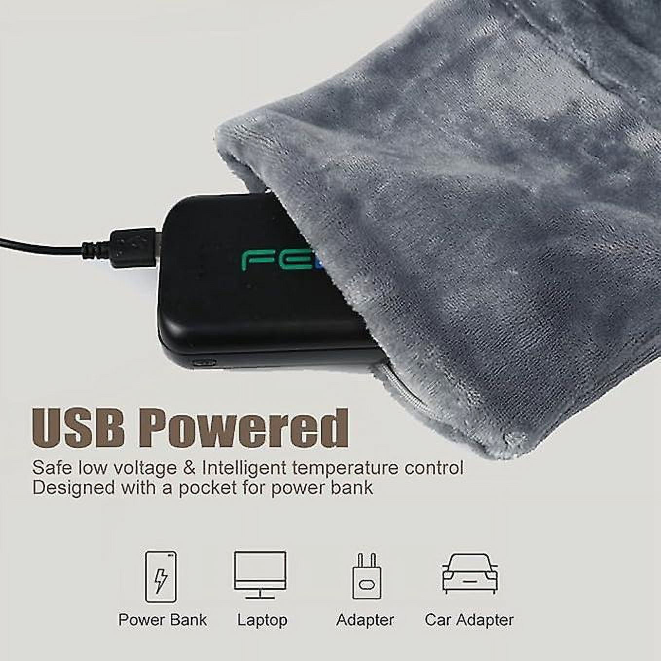 Heated Pad Electric Heat Pad Heated Seat Cushion For Office Chair Usb Powered 10h Timer 3 Heat Settings Fast Heat Machine Washable Heating Pa