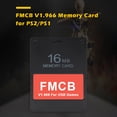 thumbnail image 4 of Tarjeta De Memoria Retro FMCB V1.966 USB HDD Tarjeta de memoria para PS2 PS1 Tarjeta de consolas de juegos (16 MB), 4 of 6