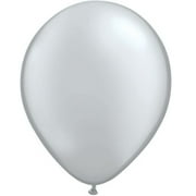 12 Qualatex Silver Balloons 16"