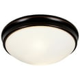 thumbnail image 6 of 20725LEDD-BS/OPL-Access Lighting-Atom-15W 1 LED Flush Mount-12.5 Inches Wide by 3.5 Inches Tall-Brushed Steel Finish, 6 of 7