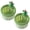 Green-2, variant on Cactus Sink Strainer Basket, Creative Press-to-Dump Kitchen Drain Filter with Handle, Anti-Clogging Food Waste Collector for Home