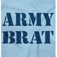thumbnail image 2 of Army Brat Funny Military USA Child Romper Boys or Girls Infant Baby Brisco Brands 12M, 2 of 6