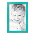 thumbnail image 2 of ArtToFrames 8" x 14" Aqua Picture Frame, 8.5x14 inch Green Wood Poster Frame (WOM-5186),  Pack, 2 of 7