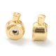 thumbnail image 2 of Brass Crimp Beads Long-Lasting Plated Rondelle Golden 4.5x3.5x3mm Hole: 1mm, 2 of 3
