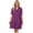 Purple, variant on HomeGardon Nightgowns for Women,Summer Dresses Women's Short Sleeved Loose Plus Size Short Sleeved Lace Lace Imitation Silk Nightdress
