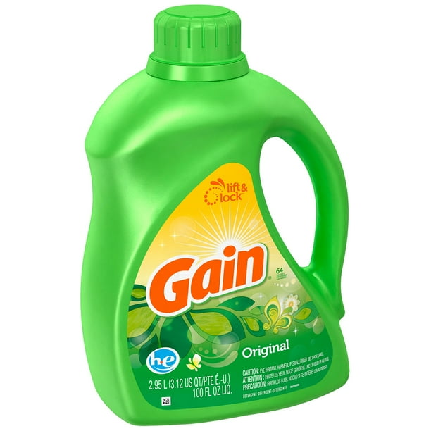 Gain® Original Scent High Efficiency Liquid Laundry Detergent 64 Load