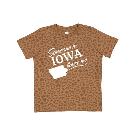 

Inktastic Someone in Iowa Loves Me Gift Toddler Boy or Toddler Girl T-Shirt