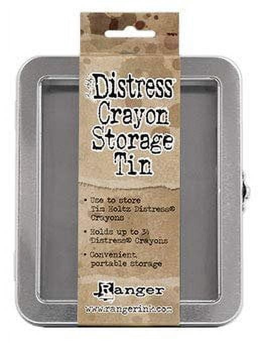 Ranger Tim Holtz Distress Bundle - 12 Color of The Month 2015 Distress Spray Stain with Storage Tin and Bonus PTP Blending Sticks