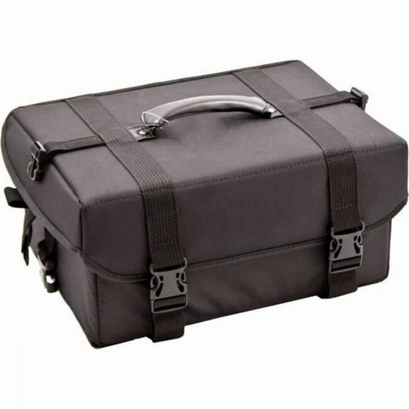 Ver Beauty VP010-92 Soft-Sided Professional Makeup Case with Extendable Trays, Black