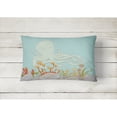 thumbnail image 2 of Carolines Treasures BB8538PW1216 Octopus Underwater Scene Canvas Fabric Decorative Pillow  12H x16W multicolor, 2 of 3