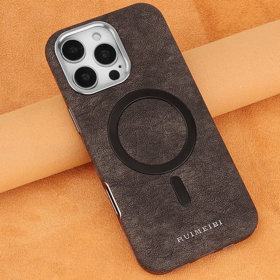 Compatible with iPhone 17 Pro Max Business Leather Magnetic Phone Case 16 Premium Drop-Proof Protective Case 15