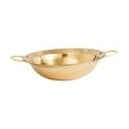 thumbnail image 3 of simhoa Brass Hot Pot Stewpot Double Handle Brass Pot for Camping Restaurant Parties A, 3 of 8