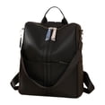 thumbnail image 1 of Mochila jinwen moderna de estilo retro para salir a pescar y hacer un picnic Negro 32x34 cm, 1 of 8