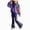 A265-Dark Purple, variant on NIEWTR 7-8 Years Toddler Girls Clothes Sets Crew Neck Floral Long Sleeve Shirt Cute Pants Set 2 Piece Fall Winter Outfits A265-Dark Purple