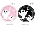 thumbnail image 3 of 40Pcs Halloween Paper Plates Round Pink Black Ghost Disposable Plates 9 Inch Cute Cartoon Ghost Decorative Paper Plate for Halloween Summerween Party Birthday Baby Shower Table Decor, 3 of 6