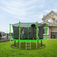 CITYLE Trampoline 12FT 14FT 15FT 16FT 1500LBS Trampoline for Adults