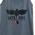 thumbnail image 3 of How to Train Your Dragon - Let's Ride - Women's Racerback Tank Top, 3 of 5