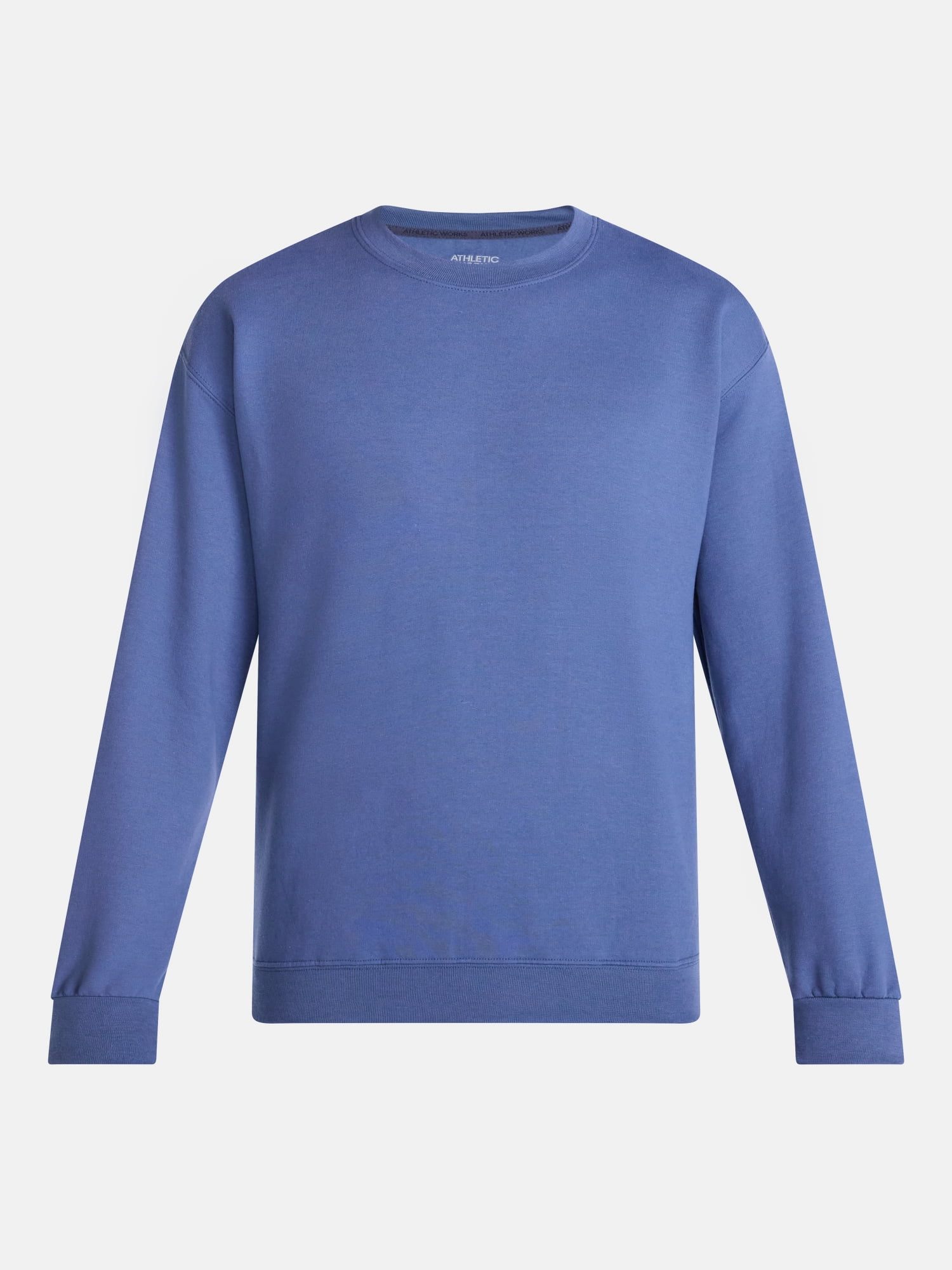 Athletic Works Men's Fleece Crewneck Sweatshirt, Sizes XS-4XLT