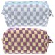 thumbnail image 1 of GOOHOCHY 2 bolsas de viaje para artículos de tocador, bolsas de maquillaje a cuadros, bolsas estéticas para cosméticos, bolsas de almacenamiento de maquillaje, 1 of 8