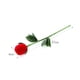 thumbnail image 3 of Rose Flower Jewelry Box Romantic Style Storage Organizer 4cm x 4cm x 27cm Flannelette Material 4Pcs, 3 of 3
