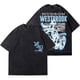 thumbnail image 2 of Hudson Westbrook Cowboy Vintage Wash Tee Verano Unisex Moda Cuello Redondo Manga Corta Algodón Camisetas, 2 of 6